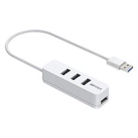 バッファロー（サプライ） USB 3.2 Gen1 バスパワー上挿しハブ 磁石付 ホワイト BSH4U320
