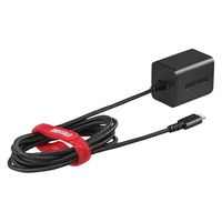 バッファロー 2.4A USB急速充電器 Lightningケーブル一体型タイプ 1.5m ブラック BSMPA2403LC1BK 1台