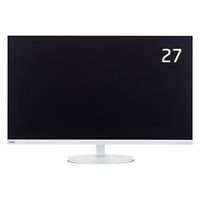 NEC　２７型３辺狭額縁ＶＡワイド液晶ディスプレイ（白色） LCD-AS274F　1台（直送品）