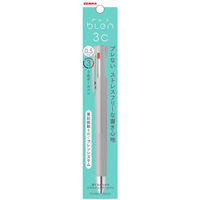 ゼブラ ブレン3色ボールペン 0.5mm グレー P-B3AS88-GR 1セット