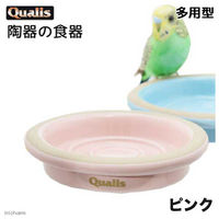 ペッズイシバシ クオリス　ポッタリー　衛生的な陶器の食器　多用型　ピンク 107204 1個（直送品）