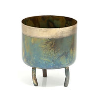 (株)リーフ Leaf Corp 鉢カバー ドブラオールドグリーンポット14 269587 1個（直送品）