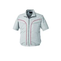 空調服（R） 半袖ブルゾン + 空調服（R）スターターキット/シルバー KU92220 SK23011