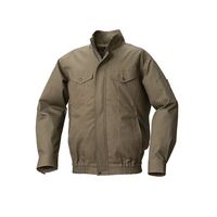 空調服(R) 長袖ブルゾン + 空調服(R)スターターキット/カーキ4L KU92040/KHAKI/4L SK23011R70 1セット（直送品）