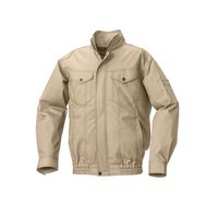 空調服(R) 長袖ブルゾン + 空調服(R)スターターキット/ベージュL KU92040/BEIGE/L SK23021K50 1セット（直送品）