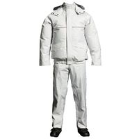 空調服(R) レイン上下セット + 空調服(R)スターターキット/シルバー5L ND9097/SILVER/5L SK23021K50（直送品）