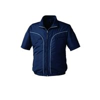 空調服(R) 半袖ブルゾン + 空調服(R)スターターキット/ネイビーM KU92220/NAVY/M SK23021K70 1セット（直送品）