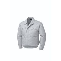 空調服(R) 制電長袖ブルゾン + 空調服(R)スターターキット/シルバー5L KU91710/SILVER/5L SK23021K70（直送品）