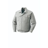 空調服(R) 長袖ブルゾン + 空調服(R)スターターキット/シルバー4L KU90550/SILVER/4L SK23021R70（直送品）