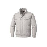 空調服(R) 長袖ブルゾン + 空調服(R)スターターキット/シルバー3L KU92350/SILVER/3L SKSP01 1セット（直送品）