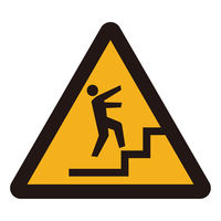 グリーンクロス ＪＩＳ警告標識ピクトサインマグネットＷ１００　３枚セット　ＣＡＶー１１Ｍ　昇降注意　1セット(3枚入)（直送品）