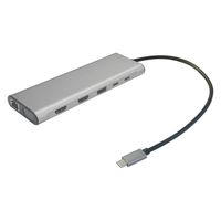 ドッキングステーション USB Type-C 映像分配機能搭載 HDMI VGA LAN SDカードスロット オーディオ端子 1個