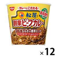 日清食品 松屋監修 創業ビーフカレー 1セット（12食）