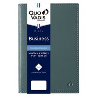 ２０２4年度1月始まりダイアリー クオバディス ビジネス　ソーホー １週間バーチカルタイプ カーキ 1冊（直送品）