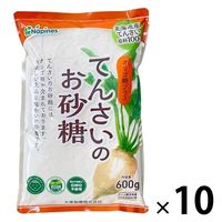 てんさいのお砂糖 600g 10袋 北海道産原料  オリゴ糖 てんさい糖 大東製糖