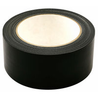 キラックス カラー布テープ　黒　50mm×25m 91 1箱（30巻入）（直送品）