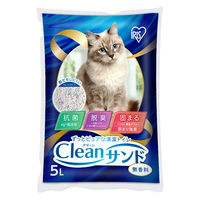 猫砂 クリーンサンド 鉱物タイプ 無香料 5L 1袋 アイリスオーヤマ