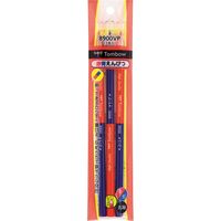 トンボ鉛筆 赤青鉛筆８９００ＶＰキャップ付３本パック BCB-362 1個