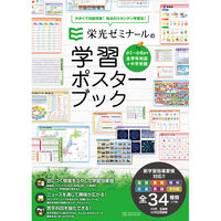 永岡書店 栄光ゼミナールの学習ポスターブック 80206 3冊（直送品）