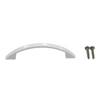 和気産業 カチューシャハンドル ホワイト 96mm BH1188 1セット(6個)（直送品）