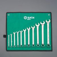 エスコ 1/4”ー7/8” 11本組片目片口スパナ EA684AE-11A 1組（直送品）