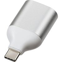 サンワサプライ USB Type C-VGA変換アダプタ ミニD-sub15pin AD-ALCS-V １個（直送品）