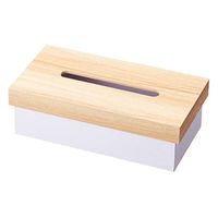 アメニティティッシュケース　ホワイト CW-502WH 1個 ちどり産業（直送品）