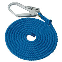 名古屋製綱 エステルナビゲーションロープ（介錯ロープ） 単色 16ｍｍ×10ｍ 青 1本（直送品）