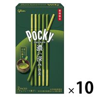 ポッキー＜濃い深み抹茶＞ 10個 江崎グリコ チョコレート