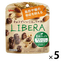 チョコレート ＬＩＢＥＲＡ　リベラ 素材たっぷり　香ばしパフ＆アーモンド　 1セット（1個×5）