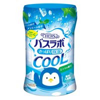 入浴剤 クール HERSバスラボ さっぱり保湿 クールミントの香り 透明タイプ ボトル 500g 1個 医薬部外品 白元アース