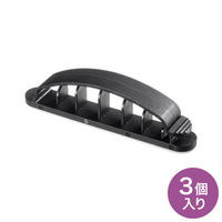 サンワサプライ 粘着固定ケーブルホルダー(フタ付き・3個入り) CA-513 1個