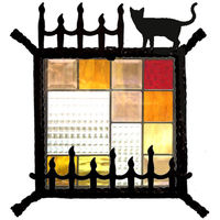 セブンホーム オレンジ・ブロック×壁付け猫 SH-D07+PDP-F 1セット（直送品）