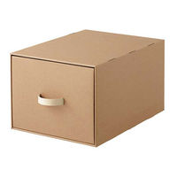 ベストコ 収納 ボックス 幅39×奥行53×高さ30cm ナチュラル ND-9534 L39 Reuse Dan Box シリーズ 1個（直送品）