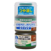 和信ペイント 和信 #800332水性ウレタンニスつや消チーク130ml　1本（直送品）