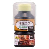 和信ペイント 和信 #900133 油性ニス ブラック 120ml　1本（直送品）