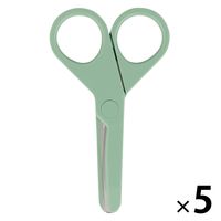 プラス はさみ チームデミ シザーズ わかば 31445 1セット(5個)