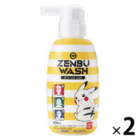 ZENBU WASH 全身洗えるシャンプー ポケットモンスター ソーダの香り 300ml 2個 バンダイ