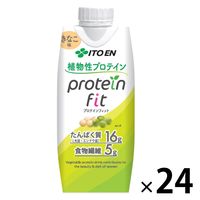 伊藤園 植物性プロテインフィット きなこ味 330ml 1セット（24本）キャップ付き 紙パック