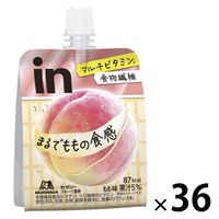 inゼリー フルーツ食感＜もも＞ 36個 森永製菓