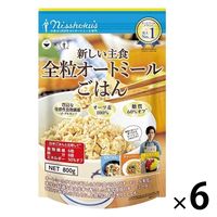 日食 新しい主食 全粒オートミールごはん 800g 6袋 日本食品製造 シリアル オートミール