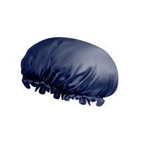 大河商事 シルク100% ナイトキャップ ヘアケア 寝癖対策 Mサイズ ミッドナイト Beapro20-MN-M 1個（直送品）