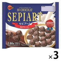 セピアート生クリーム 146g 3袋 ブルボン チョコレート