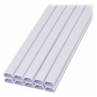 株式会社オーム電機 テープ付ABSモール 2号 1.8m ホワイト 10本入 00-7378 1個（直送品）