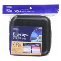 株式会社オーム電機 Blu-ray＆CD＆DVDブックタイプケース セミハード
