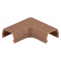 オーム電機 モール用曲がり1号 茶 2個入 09-2660 1個