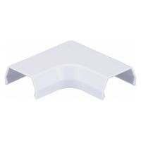 オーム電機 モール用曲がり3号 白 2個入 09-2687 1個