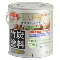 アトムサポート アトム 水性竹炭塗料 0.7L 炭調ハーブグリーン 9050491 1缶（直送品）