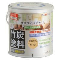 アトムサポート アトム 水性竹炭塗料 0.7L 炭調黄ジュラク 9050492 1缶（直送品）