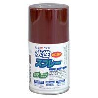 アトムサポート アトム 水性スプレー 100ml 茶 9050689 1本（直送品）